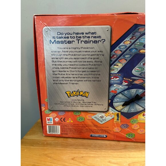 Milton Bradley 2005 Pokémon Master Trainer Board Game Incomplete - Picture 3 of 6